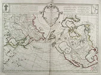 Map of the New Discoveries to the North of the South Seas, 1750